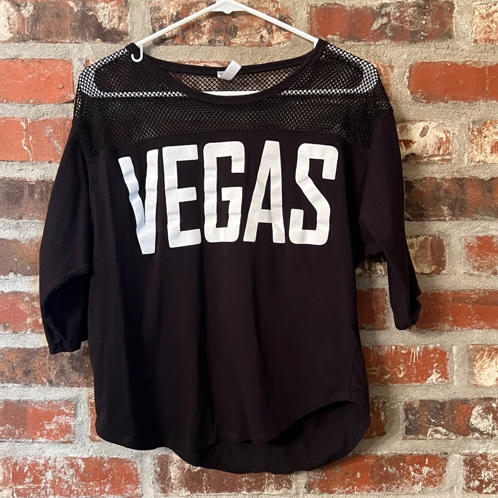 Las Vegas Semi-Cropped Mesh/T-shirt